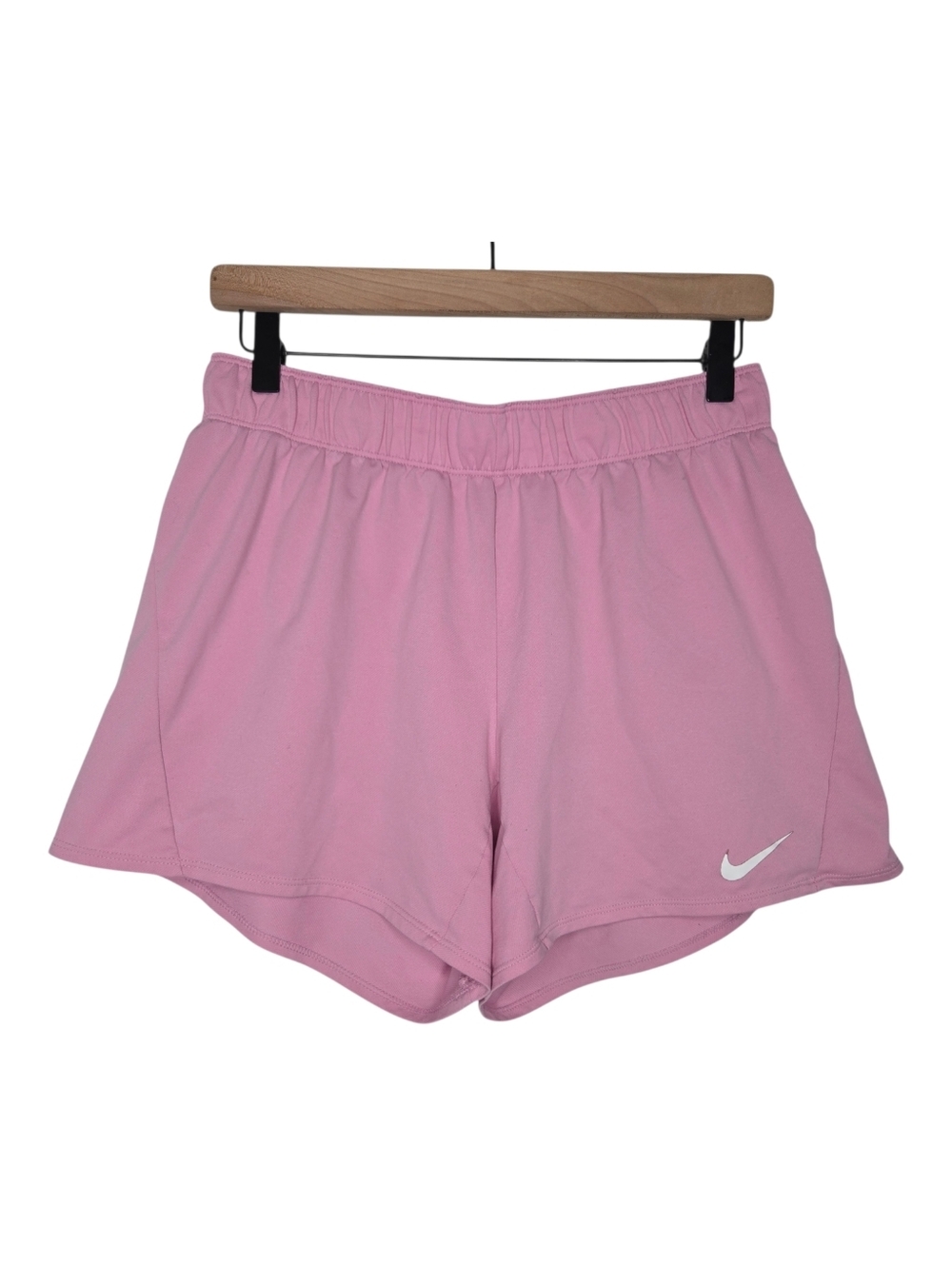 Nike Womens Dri Fit Pink Woven 5" Athletic Shorts Size Medium
